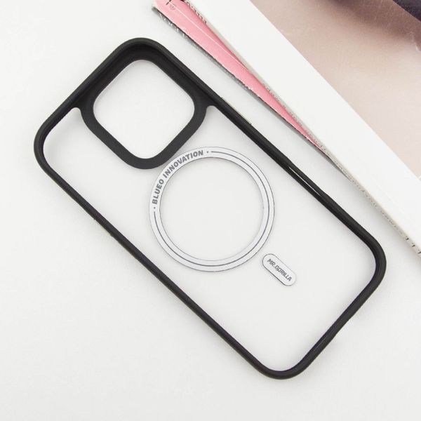 TPU+PC чохол Blueo Skin Friendly Frosted with MagSafe для Apple iPhone 16 Pro (6.3") Чорний 319480 фото