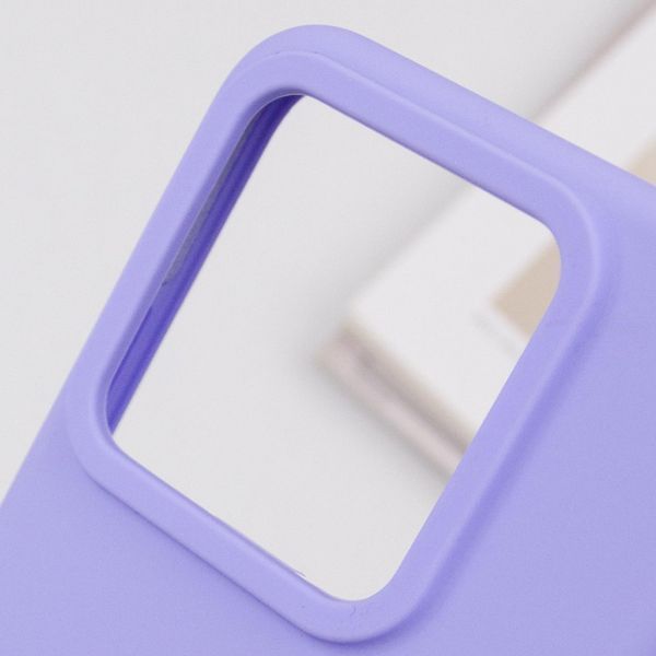 Чохол Silicone Cover Lakshmi (AAA) для Xiaomi 14 Pro Бузковий / Dasheen 286949 фото