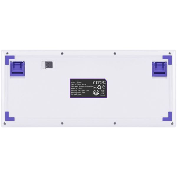 Бездротова клавіатура Proove Gaming Coupe (Ukraine Layout) white/purple 396629 фото