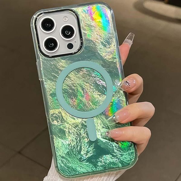 Чохол TPU Shiny Mountain (MagFit) для Apple iPhone 17 Pro Max (6.9") Green 392979 фото