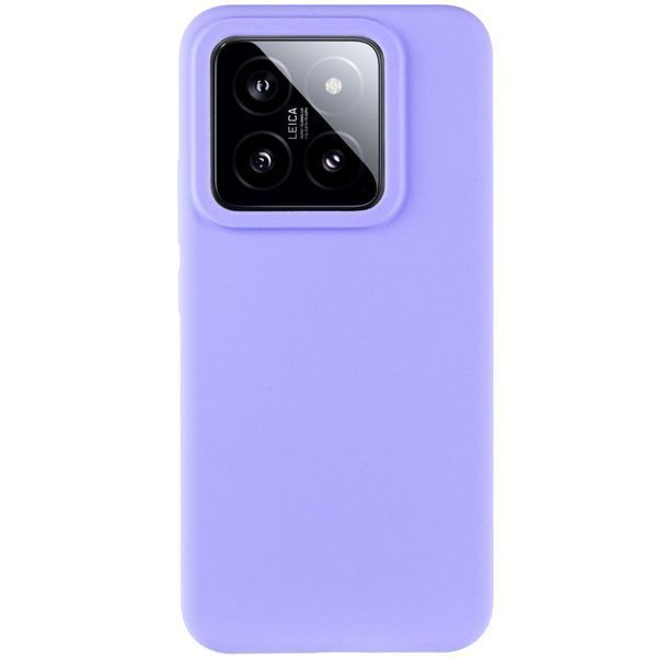 Чохол Silicone Cover Lakshmi (AAA) для Xiaomi 14 Pro Бузковий / Dasheen 286949 фото