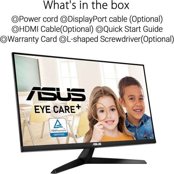Монітор Asus 27" VY27UQ 2xHDMI, DP, MM, IPS, 3840x2160, sRGB 99%, AdaptiveSync, HDR10 368118 фото