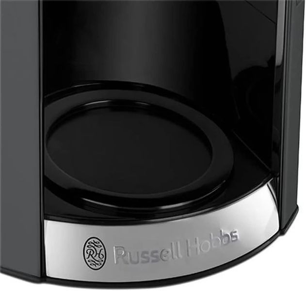 Кавоварка Russell Hobbs крапельна Matte Black, 1.8л, мелена, LED-дисплей, чорний (26160-56) 363833 фото