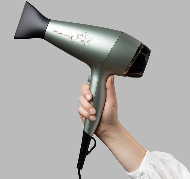 Фен Remington Botanicals, 2300Вт, 3 режими, дифузор, іоніз-я, хол. обдув, м'ятний (AC5860) 368710 фото