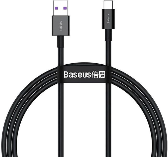 Кабель Baseus Superior Series Type-C 66W (CATYS-01) Black 1m 224593 фото