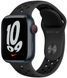 Смарт-годинник Apple Watch Series 7 Nike GPS + LTE 41mm Midnight Aluminum Case With Anthracite/Black Nike Sport Band MKHM3 238307 фото 1