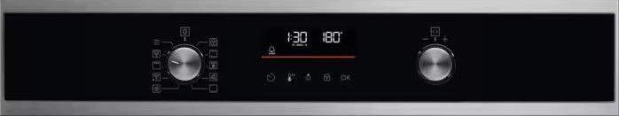 Духова шафа Electrolux електрична, 65л, A+, дисплей, конвекція, піроліз, телескопічні напрямні, чорний (EOF6P76BX) 369632 фото