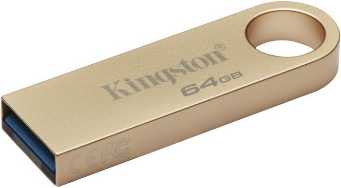 Флеш-пам'ять USB Kingston DT SE9 G3 64GB USB 3.2 Gold (DTSE9G3/64GB) 318819 фото