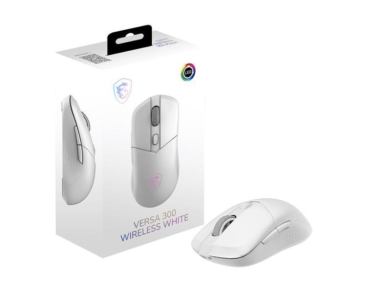 Mиша USB OPTICAL WRL GAMING VERSA 300 W WHITE MSI 389977 фото