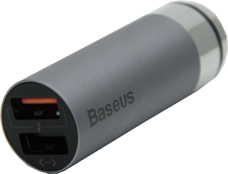 АЗП Baseus CarQ series QC3.0 Dual USB Sky Gray (CCALLU-CQOG) 70886 фото