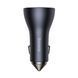АЗП Baseus Golden Contactor Pro Triple Fast Charger Car Charger 65W U+C+C (CGJP010013) Dark Gray 261273 фото 1