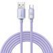 Кабель Baseus Crystal Shine Series Fast Charging Data USB кабель USB To Type-C 100W 1.2m (CAJY000405) Purple 260557 фото 1