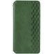 Шкіряний чохол книжка GETMAN Cubic (PU) для Samsung Galaxy S24 Ultra Зелений 284436 фото 1