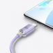 Кабель Baseus Crystal Shine Series Fast Charging Data USB кабель USB To Type-C 100W 1.2m (CAJY000405) Purple 260557 фото 5