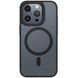 TPU+PC чохол Blueo Skin Friendly Frosted with MagSafe для Apple iPhone 16 Pro (6.3") Чорний 319480 фото 1