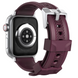 AhaStyle Premium Silicone Rugged Design Band for Apple Watch 42/44/45 mm Burgundy 264659 фото 1