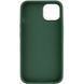 TPU чохол Bonbon Metal Style для Apple iPhone 14 (6.1") Зелений / Pine green 257167 фото 3