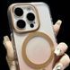 Чохол TPU+PC Shadow with MagSafe для Apple iPhone 15 Pro (6.1") Quicksand gold 337637 фото 3