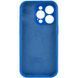 Чохол Silicone Case Full Camera Protective (AA) для Apple iPhone 15 Pro Max (6.7") Синій / Capri Blue 280262 фото 4