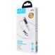 Кабель Hoco U111 Transparent Discovery 60W Type-C to Type-C (1.2m) blue 331473 фото 2