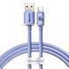 Кабель Baseus Crystal Shine Series Fast Charging Data USB кабель USB To Type-C 100W 1.2m (CAJY000405) Purple 260557 фото 8