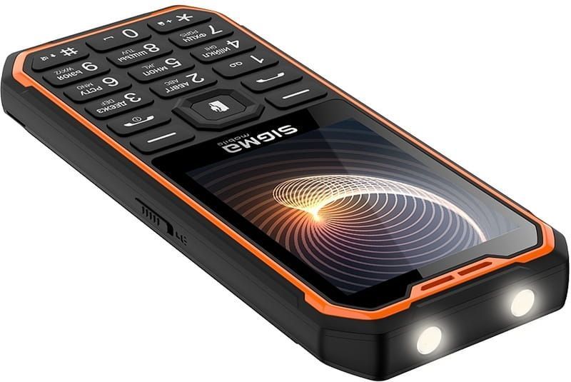 Телефон Sigma Mobile X-Style 310 Force Type-C Black/Orange 281617 фото