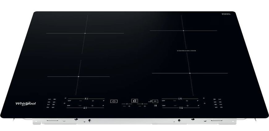 Варильна поверхня Whirlpool індукційна, 60см, розширена зона, чорний (WBB8360NE) 369588 фото