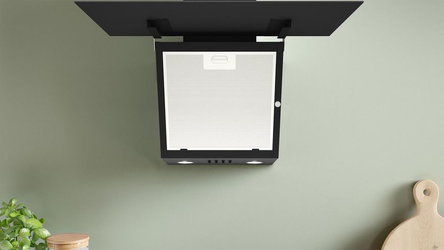 Витяжка Bosch купольна, 60см, 360м.куб/год, чорний (DWK63PJ60T) 374666 фото