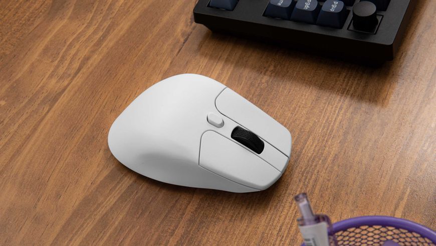 Миша Keychron M6 BT/WL/USB-A/USB-C, білий (M6-A3) 367823 фото