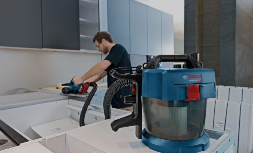 Пилосос професійний акумуляторний Bosch GAS 18V-10 L, 18В, 90мБар, без АКБ та ЗП (0.601.9C6.302) 373345 фото