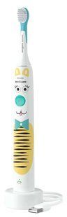 Щітка зубна електр. Philips, Philips Sonicare For Kids, для дітей, насадок-1, 2 комплекти наклейок, білий (HX3601/01) 373140 фото