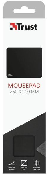 Ігрова поверхня Trust Mouse Pad, M (250х210х3мм), чорний (24193_TRUST) 361833 фото
