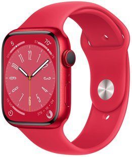 Смарт-годинник Apple Watch Series 8 GPS + LTE 41mm Product Red Aluminum Case Product Red Sport Band S/M MNV13 270510 фото