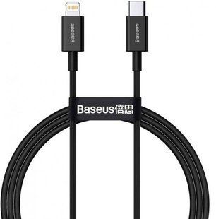 Кабель Baseus Superior Series Type-C/Lightning 20W (CATLYS-A01) Black 1m 214774 фото