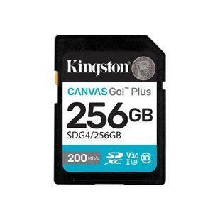 Карта пам'яті Kingston SD 256GB C10 UHS-I U3 V30 R200/W160MB/s (SDG4/256GB) 371531 фото