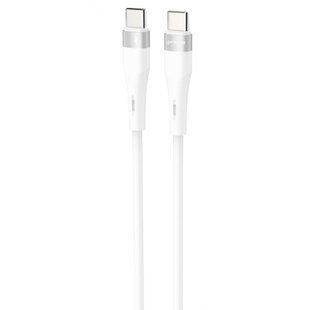 Кабель Proove Light Silicone Plus Type-C to Type-C 60W (1m) white (CCLS60002202) 388086 фото