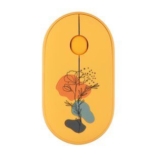 Миша 2E MF300 FLORA:POPPY Silent WL BT, жовтий (2E-MF300WFLORAYW) 373696 фото