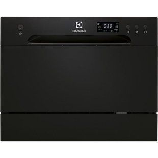 Посудомийна машина Electrolux настільна, 6компл., A+, 55см, дисплей, чорний (ESF2400OK) 374856 фото