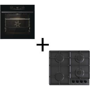 Комплект Gorenje (духовка електрична BO6735E02BK + поверхня газова G641EB), 740147, чорн (SET_BO6735E02BK_G641EB) 375225 фото