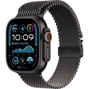 Смарт-годинник Apple Watch Ultra 2 GPS + LTE 49mm Black Titanium Case With Black Titanium Milanese Loop S/M MX4W3 320087 фото