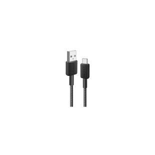 кабель ANKER 322 USB-A to USB-C - 0.9m Nylon (Чорний) 326319 фото