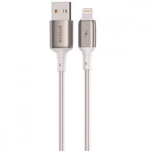 Кабель Proove Dense Metal USB to Lightning 2.4A (2m) (CCDM20001122) white 392538 фото