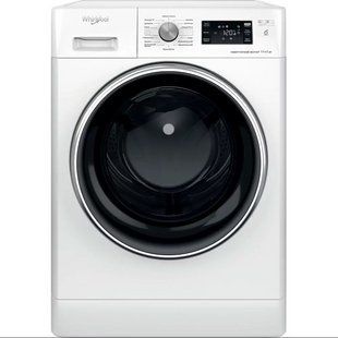 Прально-сушильна машина Whirlpool фронтальна, 11(7)кг, 1600, A, 60см, дисплей, пара, інвертор, білий (FFWDB1176258BCVUA) 375197 фото