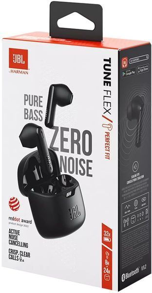 Навушники JBL Tune Flex (JBLTFLEXBLK) Black 275741 фото