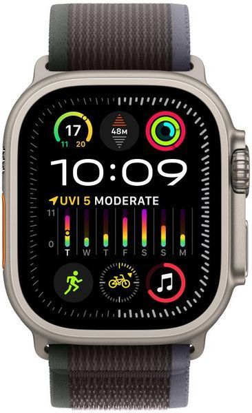 Ремінець Apple Watch Trail Loop Band S/M Для Watch 49mm - Blue/Black (MT613) 280573 фото
