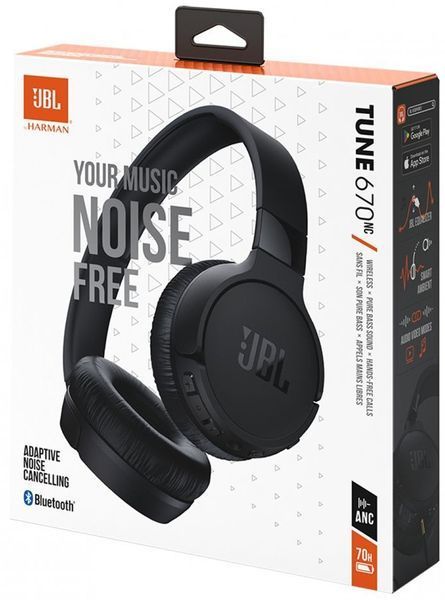 Навушники JBL TUNE 670NC (JBLT670NCBLK) Black 269308 фото