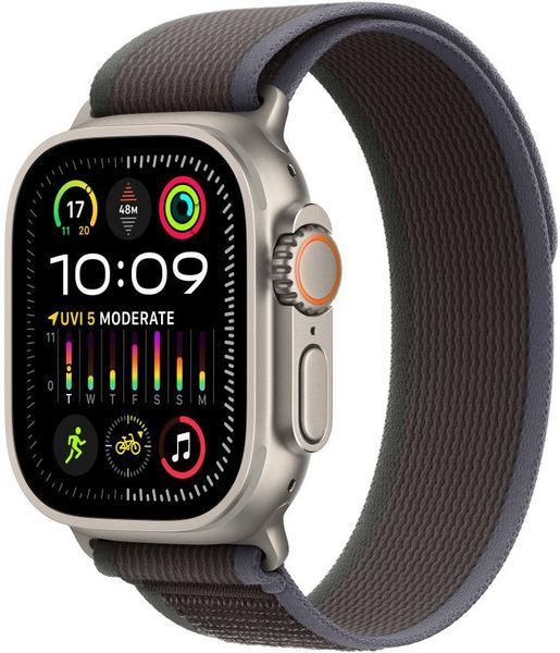 Ремінець Apple Watch Trail Loop Band S/M Для Watch 49mm - Blue/Black (MT613) 280573 фото