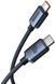 Кабель Baseus Crystal Shine Series Fast Charging Data USB кабель Type-C To Type-C 100 W 2M (CAJY000701) Black 253540 фото 2