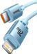 Кабель Baseus Crystal Shine Series Fast Charging Data USB кабель Type-C To IP 20W 1.2m (CAJY001303) Sky Blue 260566 фото 2