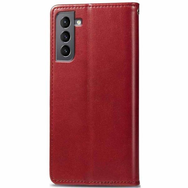 Шкіряний чохол книжка GETMAN Gallant (PU) для Samsung Galaxy S23 FE Червоний 284394 фото